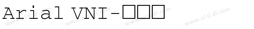 Arial VNI字体转换